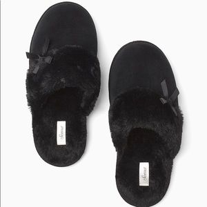 Soma Plush Classic Slippers Black
